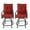 Red, variant on Kozyard Isabella High Swivel Bar Stools/Chair Set for Home Patio, Back Yard, Cafes, Bistro, Restaurants and Chic Bars (Burgundy)