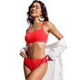 thumbnail image 3 of Bombacha de Bikini CRZ YOGA de Cintura Media con Ajuste Lateral Roja M, 3 of 4