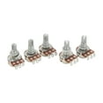 thumbnail image 4 of Potenciómetro de guitarra, 5 piezas Potenciómetro de guitarra Accesorios de guitarra de metal Potenciómetro Máxima confiabilidad, 4 of 8