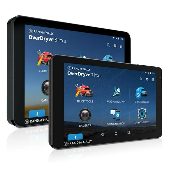 Rand McNally 8 Po OverDryve Pro II GPS de Camion &amp; Tablette Connectée
