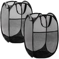 thumbnail image 1 of Pop Up Hamper DUCOO - Cesta de malla para ropa sucia (2 unidades, 70 L), color negro, 1 of 7