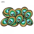 thumbnail image 1 of 12pcs/set Embroidered Fabric Patches Sewing Bag Clothes Applique Craft DIY Decoration, 1 of 8