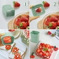 thumbnail image 5 of Strawberry Slicer Cup：Fruit Cup Slicer for Strawberry, Egg, Banana, Mushroom, Cucumber, Kiwi and Veggie Salad Speed Cutter the Kitchen Gadget Tool, 5 of 10