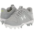 thumbnail image 3 of Under Armour Youth Leadoff Low Rm Jr Molded Baseball Cleat Grey/White Medium 13K 13K Medium US/Grey|White, 3 of 8