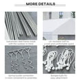 thumbnail image 6 of Outsunny 13x16.5 ft White Event Outdoor Canopies, Heavy Duty, 6 of 9