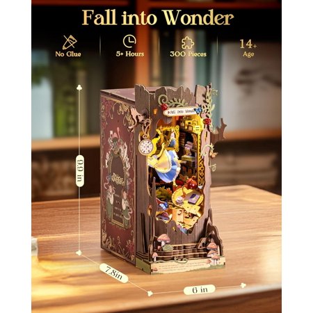 ROBOTIME　Fall into Wonder【TGB12】Rolife　DIYブックヌック（組立キット）（英語版製品）