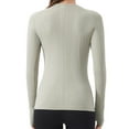 thumbnail image 5 of Fashion Shirts Tops for Womens Plus Size Long-sleeved Running Sportswear And Breathable Seamless Yoga Wear, 5 of 5
