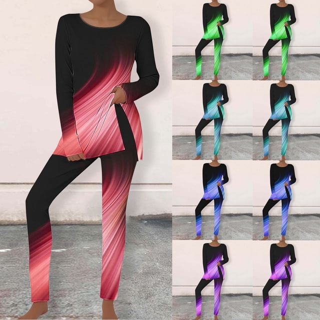 Sentmoon Pantalon de Pyjama pour Femmes Grande Taille Taille Haute Pantalon à Jambe Grand pour Femmes Couleur Unie Pantalon Ample Extensible Femmes Automne pour Sorties Café