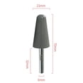 thumbnail image 2 of Grinding Head 50/100/200/400/800/1500Grit Conical Shape For Stone Carving Rotary Conical Burr Grinding Head, 2 of 6