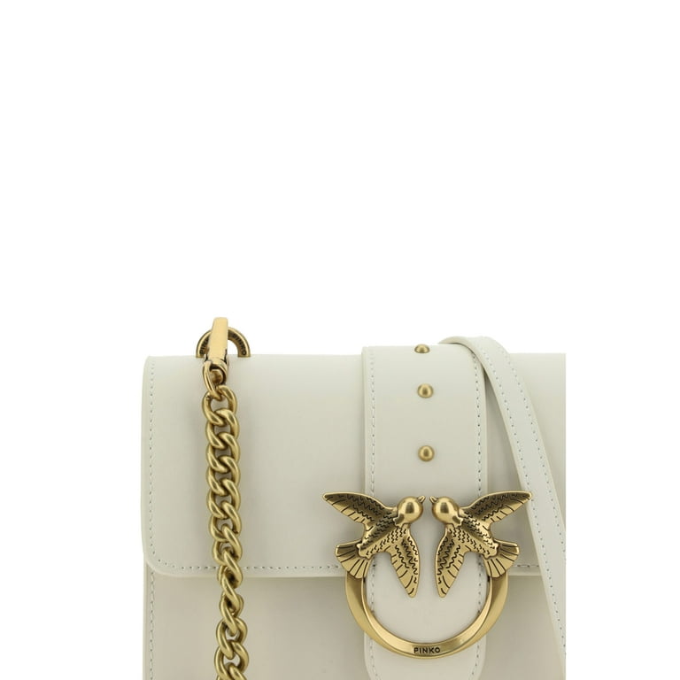 Pinko white love bag hotsell