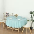 thumbnail image 4 of (1 Pc) Aqua Premium Round Heavy-Duty Plastic Table Covers (Reusable), 4 of 6