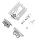 thumbnail image 4 of Accesorios de motor de repuesto para cortadora de pelo eléctrica compatibles con cortadora de pelo 8591 8148 (plata), 4 of 14