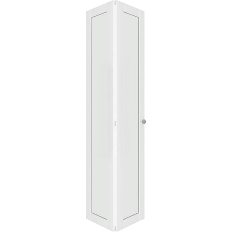 TENONER Closet Doors, 30\'\'Single Frosted Doors, Kits Doors with Folding Required, Multifold Assembly Interior Doors, Hardware Bi-Fold Glass Panel