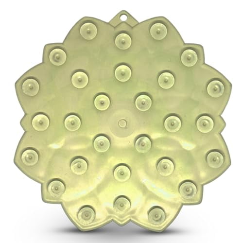 SodaPup Mandala Softie eTray - Durable Enrichment Feeder Made in , Non-Toxic, Pet-Safe, Food Safe Rubber for Mental Stimulation, Avoiding Overfeeding, Fresh Breath, Digestive Health, Calming, & Mo