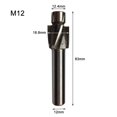 thumbnail image 1 of Hss Counterbore End Mill for M3-M8 for Pilot Slotting Tool Countersink Milling Cutter M12, 1 of 7