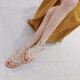 thumbnail image 5 of Sandalias planas romanas informales para mujer de verano Wmkox8yii  shjk1277, 5 of 9