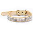 thumbnail image 1 of El collar para perros con diamantes de imitación brillantes y diamantes es adecuado para collares para perros pequeños y medianos., 1 of 5