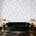 thumbnail image 3 of Peel and Stick Wallpaper Floral Watercolor Butterflies Bees Wall Mural 17.7in x 9.8ft Self Adhesive Removable Wall Paper Renter Friendly Wallpaper for Nursery Bedroom Cabinets, 3 of 8