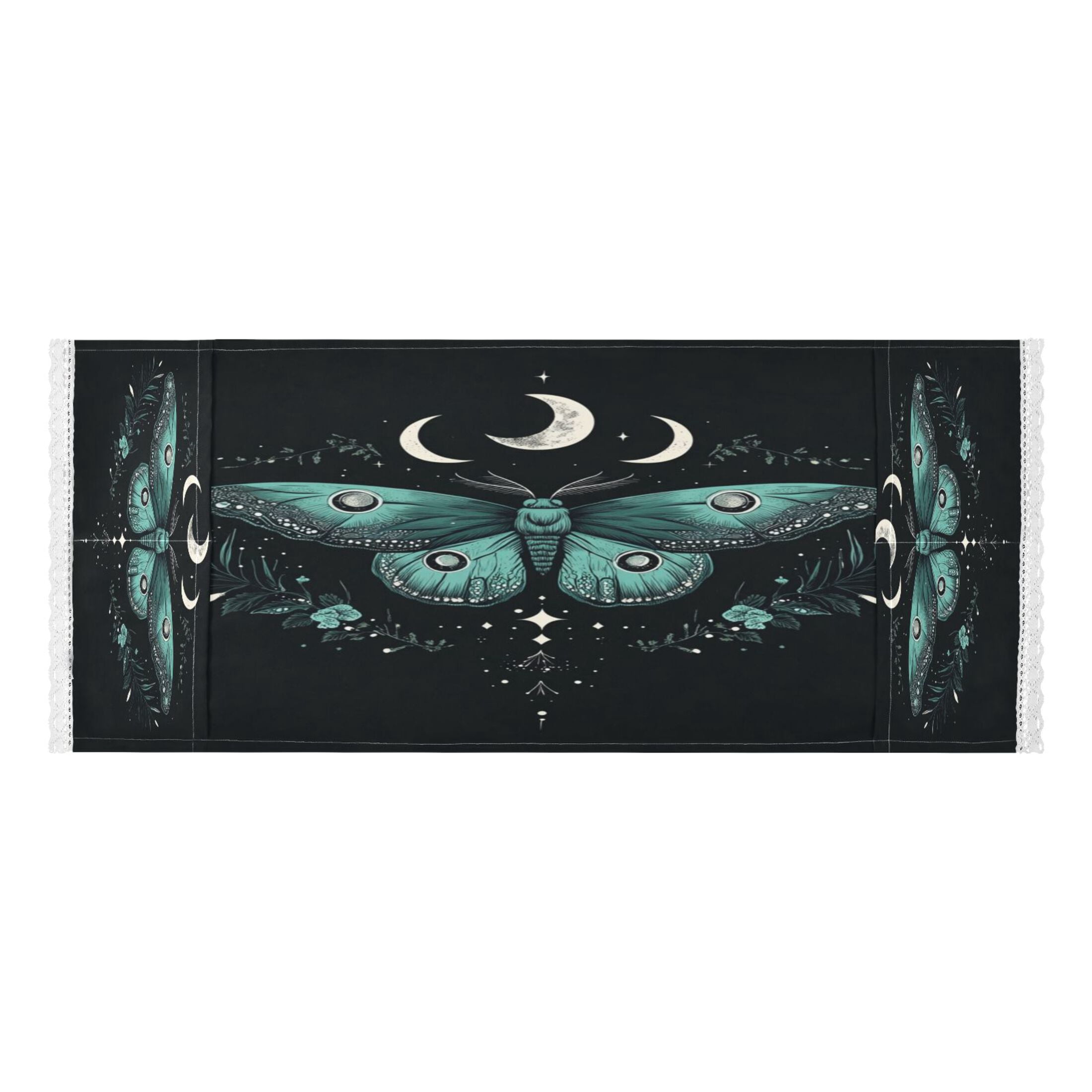 WOBOGO Green Moth Washing Machine Cloth Dryer Refrigerator Top Cover Protective Non-Slip Mat For Kitchen Laundry