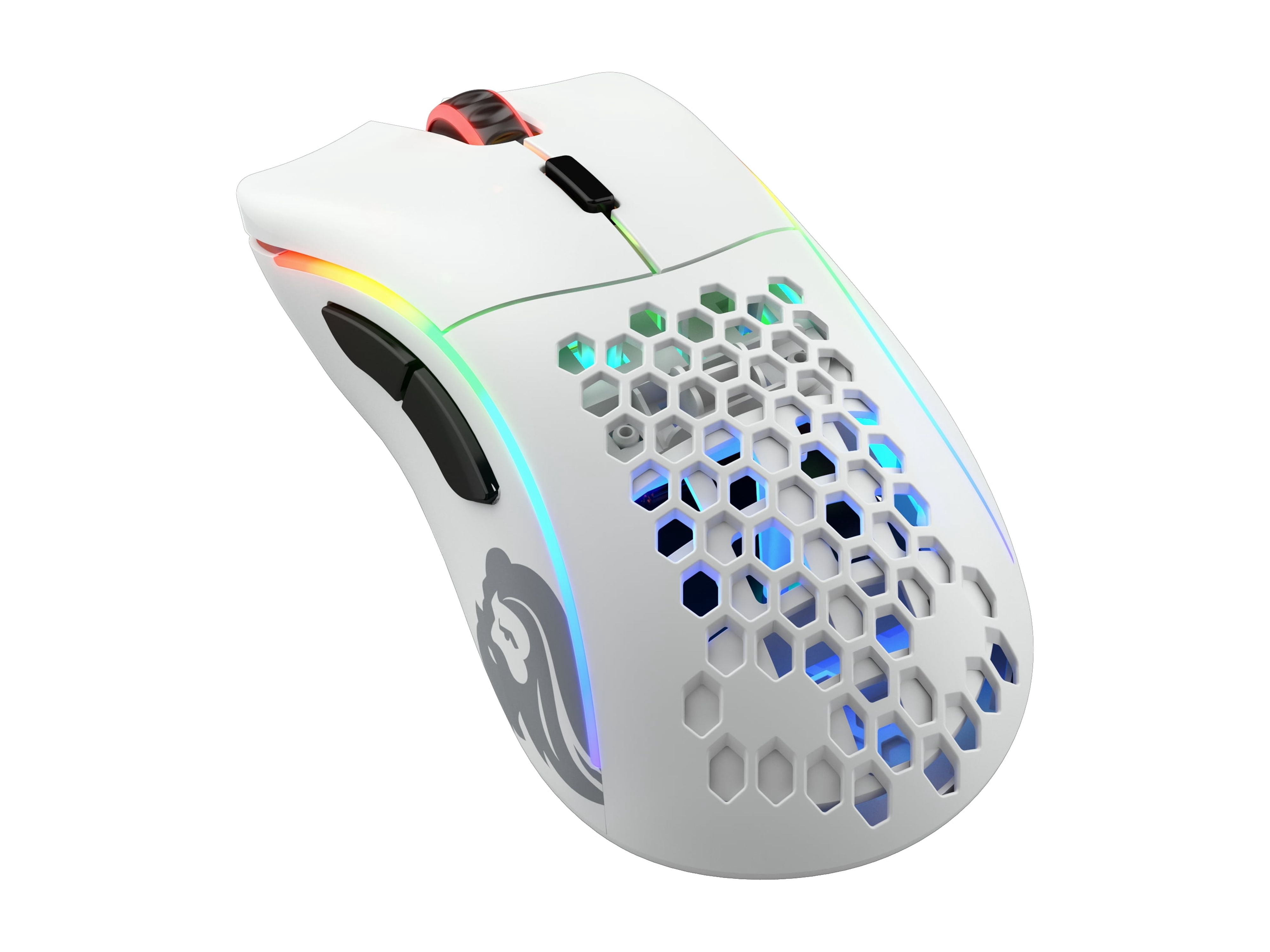 Glorious Model D Wireless Ultralight Honeycomb 68g RGB Gaming Mouse- Matte White
