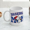 thumbnail image 4 of CafePress - Snoopy Baseball Mom Mugs - 11 oz Ceramic Mug - Novelty Coffee Tea Cup, 4 of 6