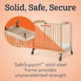 thumbnail image 5 of Foundations Next Gen First Responder Evacuation Compact Portable Mini Crib, 3" Mattress Included, Natural, 5 of 9