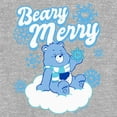 thumbnail image 2 of Toddler's Care Bears Christmas Grumpy Bear Beary Merry Snowflake  Graphic Tee Athletic Heather 2T, 2 of 3