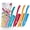 Dark Multicolor, variant on Hecef 6-Piece Stainless Steel Kitchen Knife Set Sharp Dishwasher Safe Cooking Knives