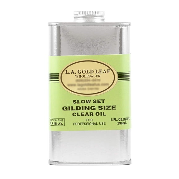 L.A. Gold Leaf Slow Set Size (Outdoor/Indoor Use) 8oz.