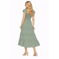 thumbnail image 5 of FashionStream Smocked Bodice Tiered Sundress, Women's, 5 of 5