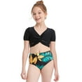 thumbnail image 2 of Matching Family Hawaiian Swimsuit Mother Daughter Matching Swimwear Daddy Son Swim Trunks, 2 of 7