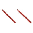 thumbnail image 2 of Ruiboury Baguettes en Nylon Incassables Poignées d'Instruments de Musique Têtes Antidérapantes pour Enfants Adultes Rouge 2Ensemble, 2 of 6