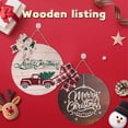 thumbnail image 4 of Letrero navideño de madera para puerta delantera, decoración colgante para puerta delantera, vacaciones de Navidad, Año Nuevo, porche de casa, 4 of 5
