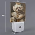 thumbnail image 2 of Honeii Regal Dog In Royal Attire Print LED Night Light with Light Sensor, Night Lights Plug Into Wall,Ideal for Bedrooms and Hallways-EU, 2 of 7