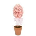 thumbnail image 5 of Colorful Faux Boxwood Collection - Pink Potted 2-Tier Topiary, 5 of 7