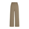 thumbnail image 4 of ShomPort Women's Summer High Waist Work Pants Casual Business Straight Dress Pant with Pockets, 4 of 7