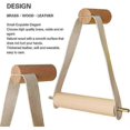 thumbnail image 2 of Toilet Roll Holder, Wooden Toilet Roll Holder Creative Wall Mounted Toilet Paper Holder, 2 of 5