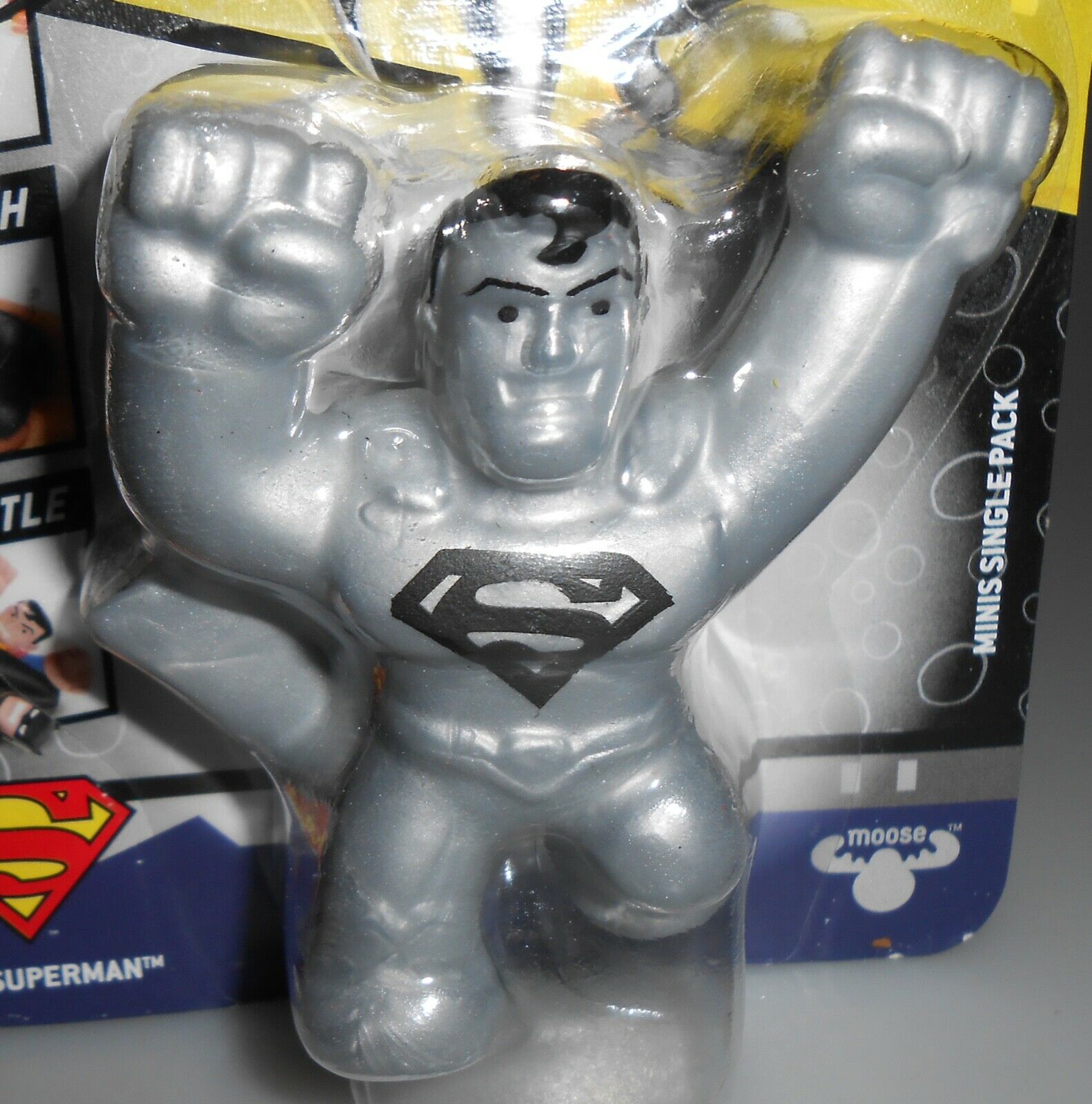 Heroes of Goo Jit Zu DC METALLIC Superman MINI Figure (Chase