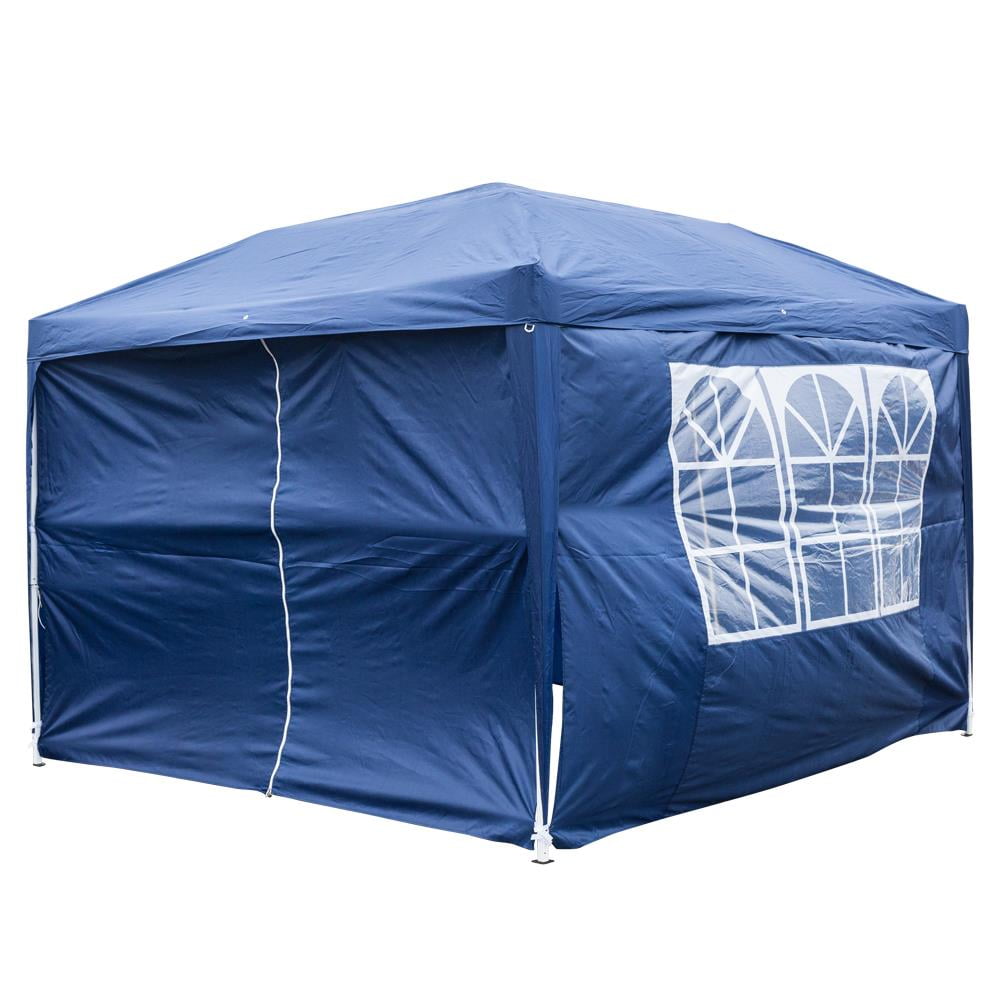 UBesGoo Ez Pop Up Canopy Tent Outdoor with 4 Sidewalls 10 x 10 ft