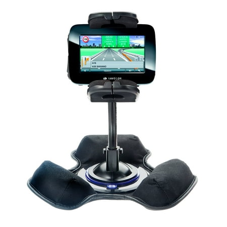 Navigon 5100 Car Car / Truck Vehicle Holder Mounting System for Navigon 5100 Includes Unique Flexible Windshield Suction and Universal Dashboard Mount Options ()