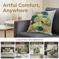 thumbnail image 6 of REGALWOVEN Ginkgo Leaf Pattern Throw Pillow Covers Set of 2 Boho Style Decorative Couch Bed for Living Room Flower-3 18" x 18", 6 of 7