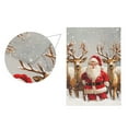thumbnail image 2 of Christmas Santa Claus and Deers Garden Flag 12X18 Double Sided Yard Flags for Outside Outdoor All Seasonal Decoration, 2 of 6