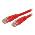thumbnail image 3 of StarTech 7ft CAT6 Ethernet Cable - Red CAT 6 Gigabit Ethernet Wire -250Mhz 100W PoE RJ45 UTP Molded Network Patch Cord with Strain Relief (C6PATCH7RD), 3 of 4