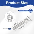 thumbnail image 2 of Uxcell Lifting Shoulder Eye Bolts, Machinery Shoulder Lifting Screw Bolt 304 Stainless Steel Threaded Screw Eyebolt M12x78mm 5, 2 of 7