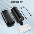 thumbnail image 3 of PADJYYUSZ Portable Laptop Charger with AC Outlet/98Wh/27000mAh/Fast Charging. Black, 3 of 8