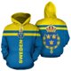 thumbnail image 3 of Sudadera con capucha con estampado 3D de la bandera de Suecia para hombre, sudadera de manga larga con estampado de emblema nacional, jersey de gran tamaño a la moda, ropa, 3 of 5