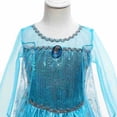 thumbnail image 4 of Disfraz de Elsa y Reina de las Nieves para niñas de Disney, disfraz de fiesta de carnaval, vestido de fiesta de graduación, ropa para niños, vestido de princesa Frozen, 4 of 5
