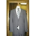 thumbnail image 1 of Men's 2 Button Grey Discounted Affordable Clearance Sale Poly Cheap Priced Business Suits Clearance Sale, 1 of 1