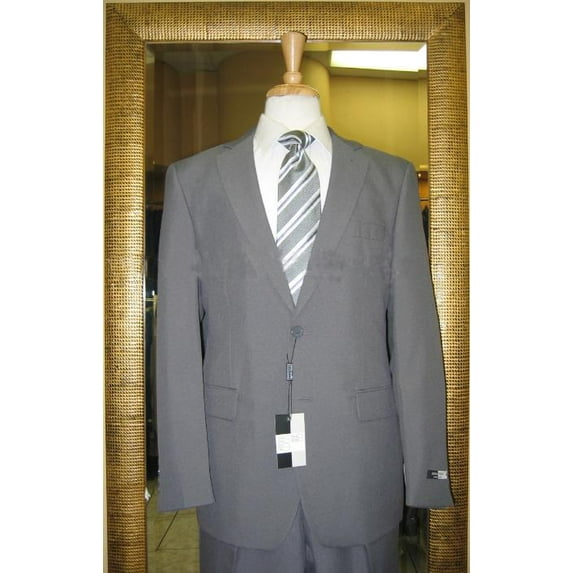 Men's 2 Button Grey Discounted Affordable Clearance Sale Poly Cheap Priced Business Suits Clearance Sale
