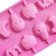 thumbnail image 3 of Molde de silicona para galletas, piruletas, chocolates y tartas con forma de calavera y calabaza para Halloween, color rosa, 3 of 5